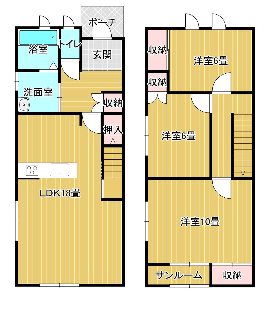プリエール間取り図