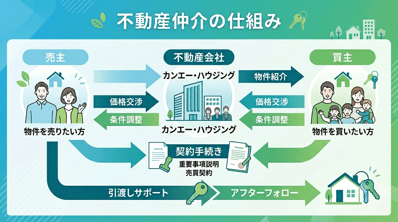 上越市の不動産仲介手数料の仕組み